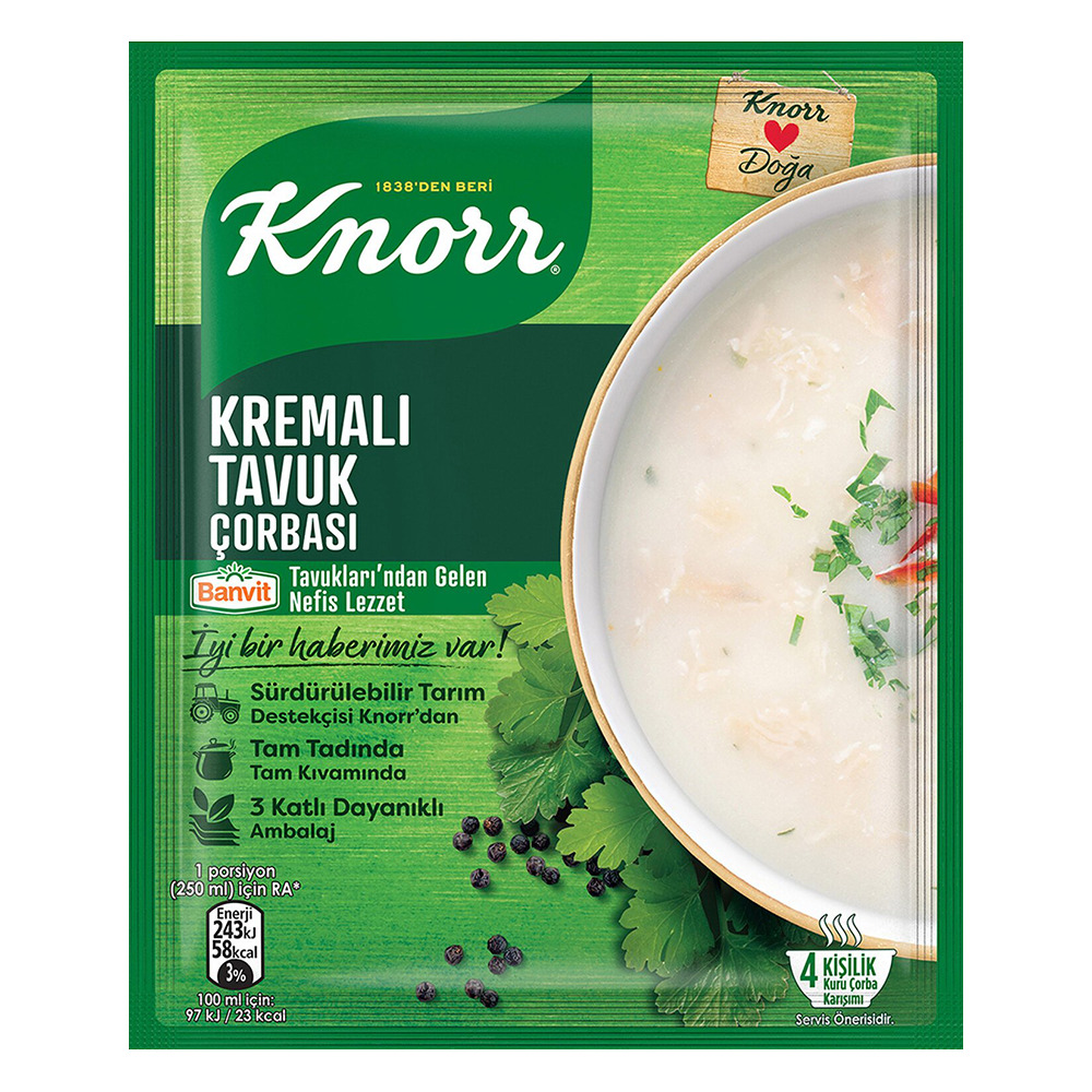 Knorr Kremalı Tavuk Çorbası 65 Gr.