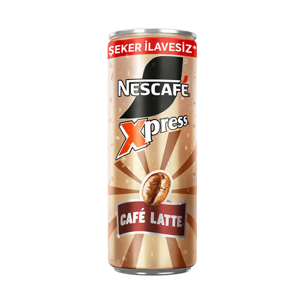 Nescafe Xpress Sütlü Kahve 250 Ml Cafe Latte Şekersiz