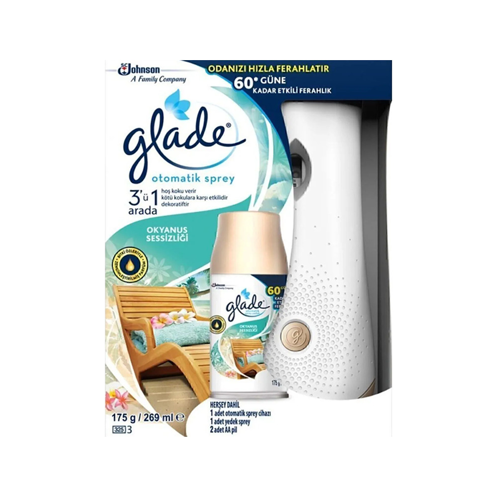 Glade Auto Sprey Makine Yedek Okyanus Sessizliği 269 Ml