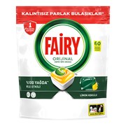 Fairy Hepsi Bir Arada 60’Lı Limonlu Bulaşık Makinesi Deterjanı