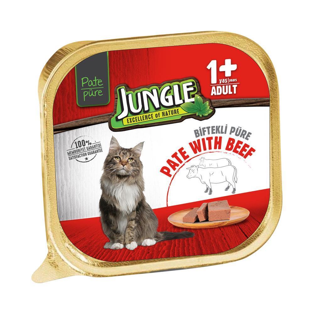 Jungle Kedi Pure 100 Gr Yetiskin Dana Etli 