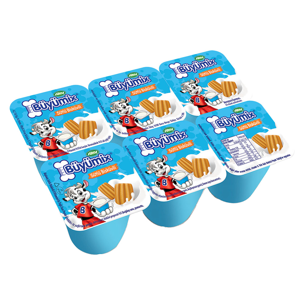 Sütaş Sütlü & Bisküvi Büyümix 6*40 Gr 