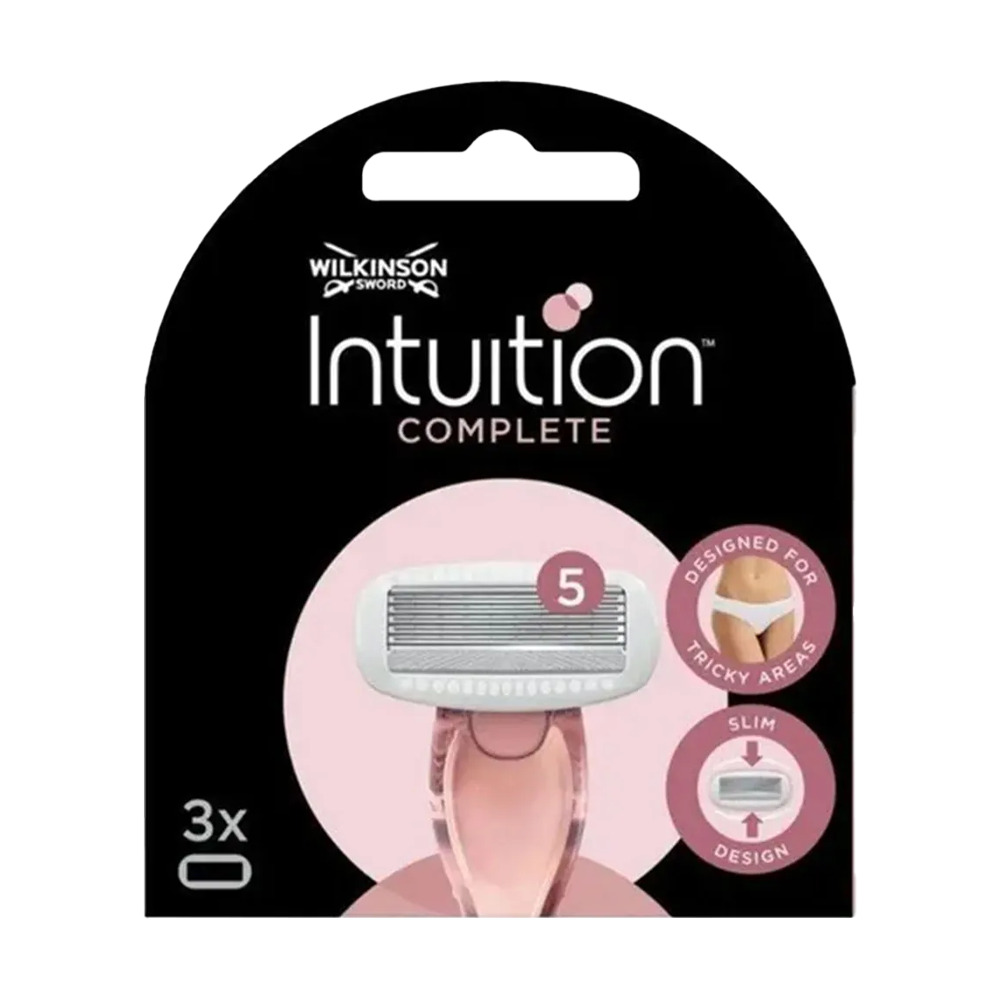 Wilkinson Sword Intuition Complete Kadın Tıraş Bıçağı Kartuşu 5 Bıçaklı Kartuş 3'Lü