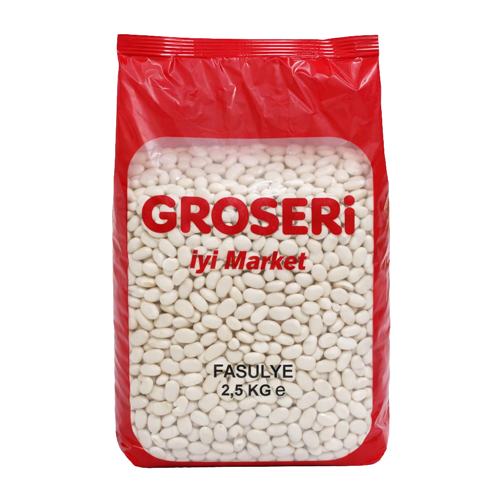 Groseri Fasulye 2,5 Kg 8-9 Mm