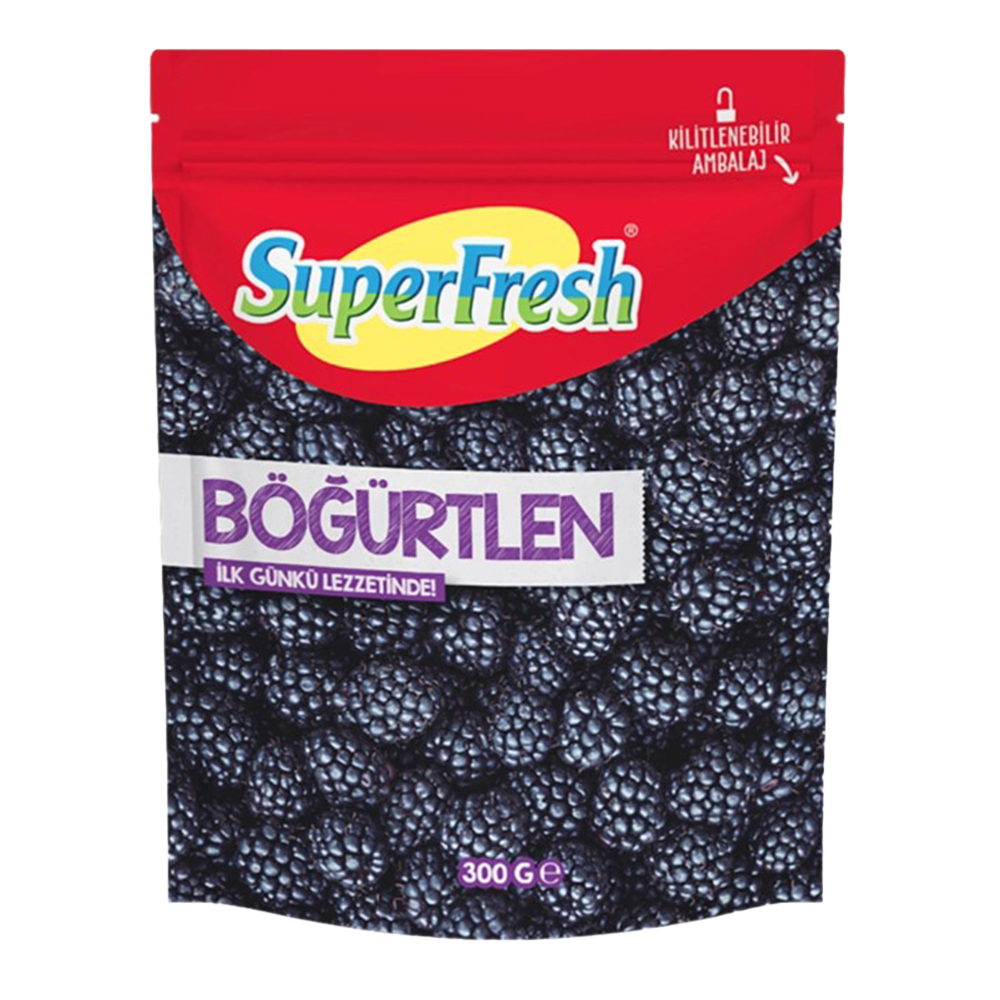 SuperFresh Böğürtlen Donuk 300Gr