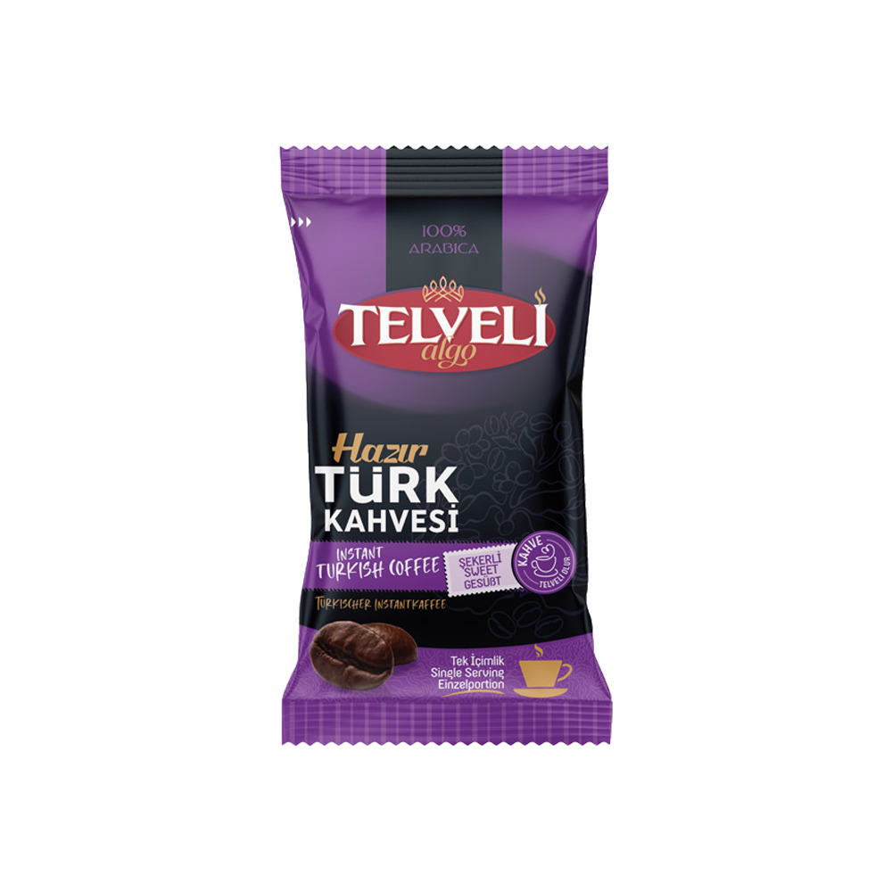 Teymur Telveli Hazır Türk Kahvesi Şekerli 11 Gr