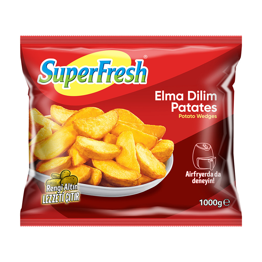 SuperFresh Elma Dilimli Patates 1 Kg.