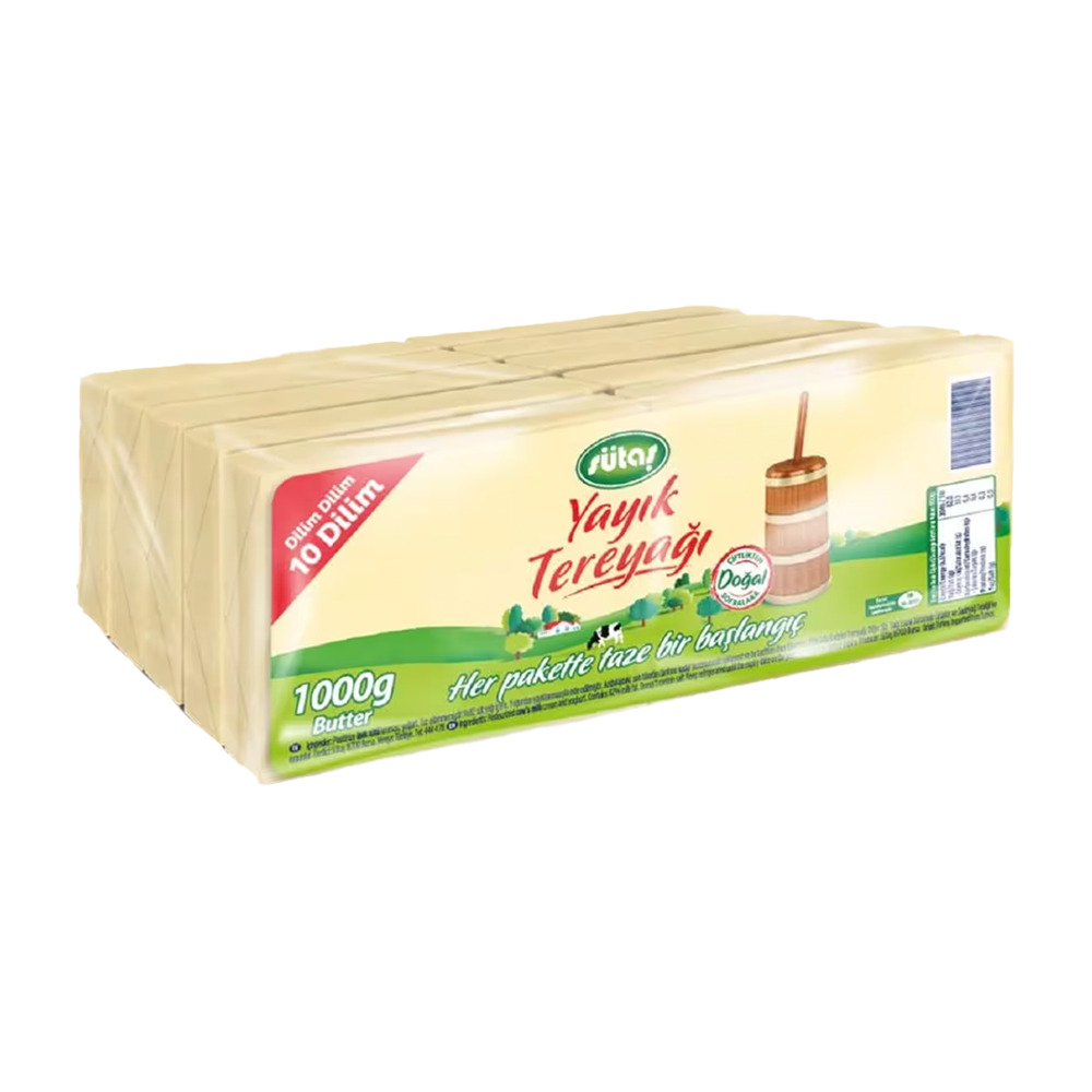 Sütaş Dilimli Yayık Tereyağı 1Kg