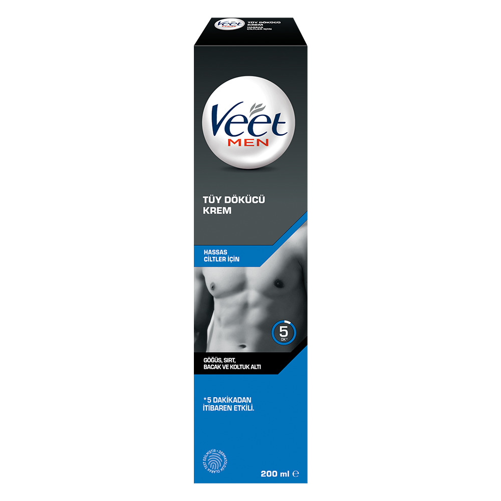 Veet Men Tüy Dökücü Krem Hassas Ciltler İçin  200 Ml