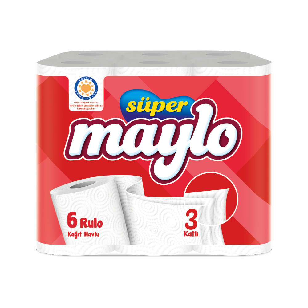 Süper Maylo Kağıt Havlu 6 Lı