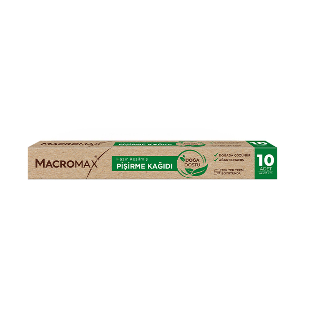 Macromax Pişirme Kağıdı Ağartılmamış 10'Lu**