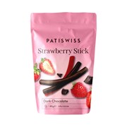 Patiswiss Çikolata Stick Bitter Kaplı Çilek 80Gr