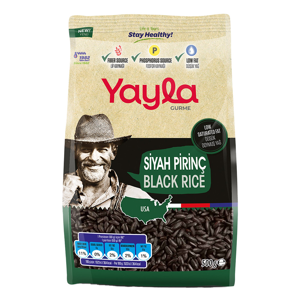 Yayla Siyah Pirinç 500Gr