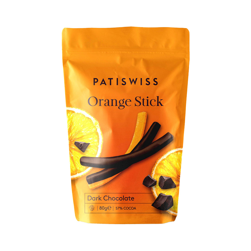 Patıswıss Çikolata Bitter Portakal Çubuğu 80 Gr