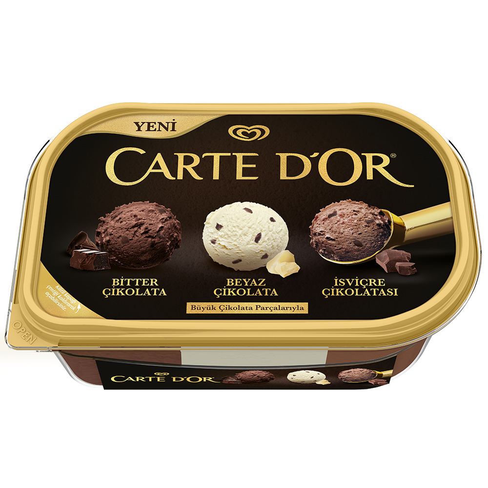 Carte D’or Classic Bitter Çikolata Beyaz Çikolata İsviçre Çikolatasi 800Ml