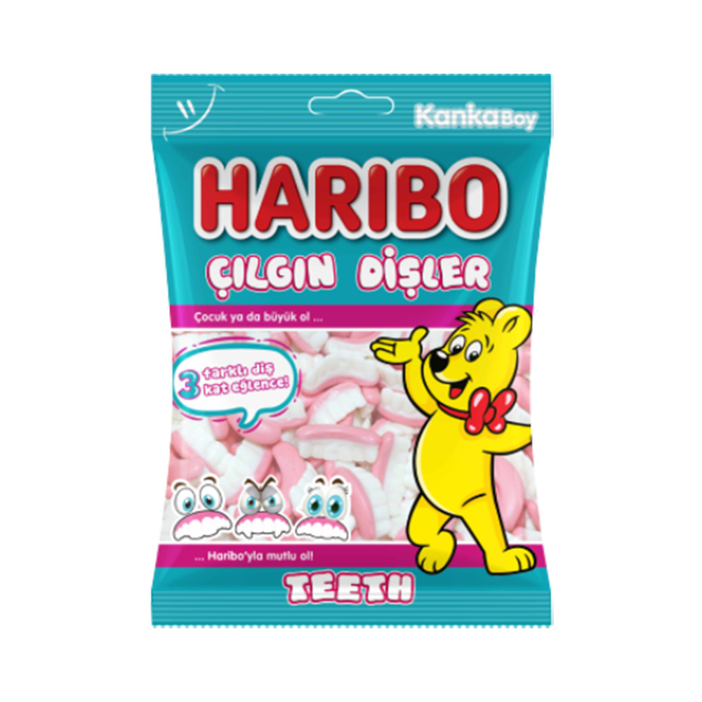 Haribo Yumuşak Şekerleme Diş 80Gr