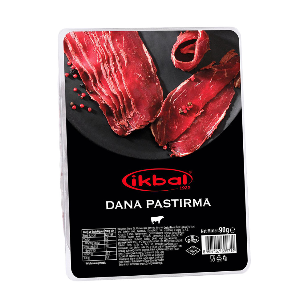İkbal Dilimli Pastırma 90 Gr