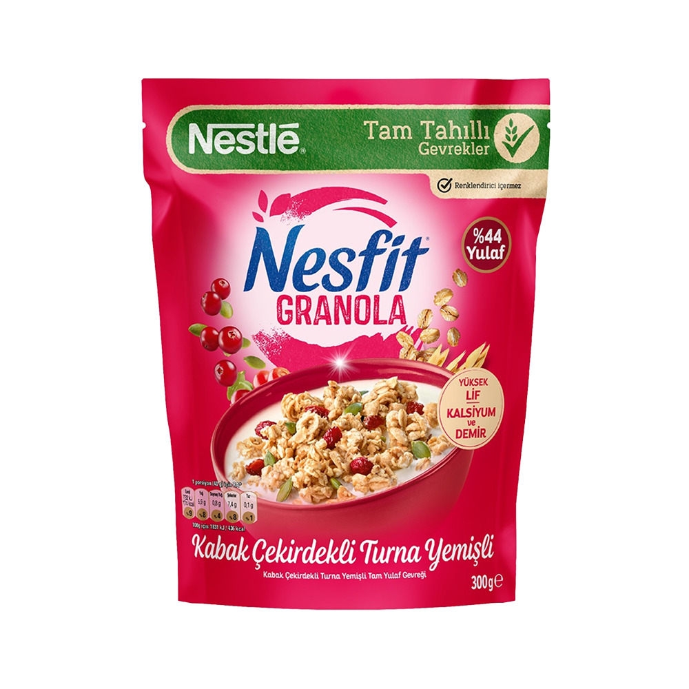 Nestle Nesfit Granola 300 Gr Kabak Çekirdekli Turna Yemişli