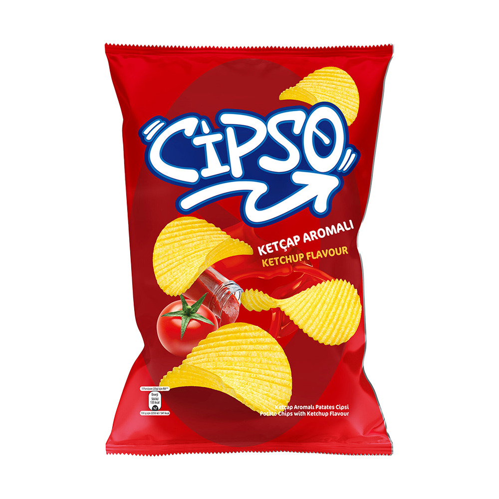 Cipso  Patates Cipsi Ketçaplı 160 Gr