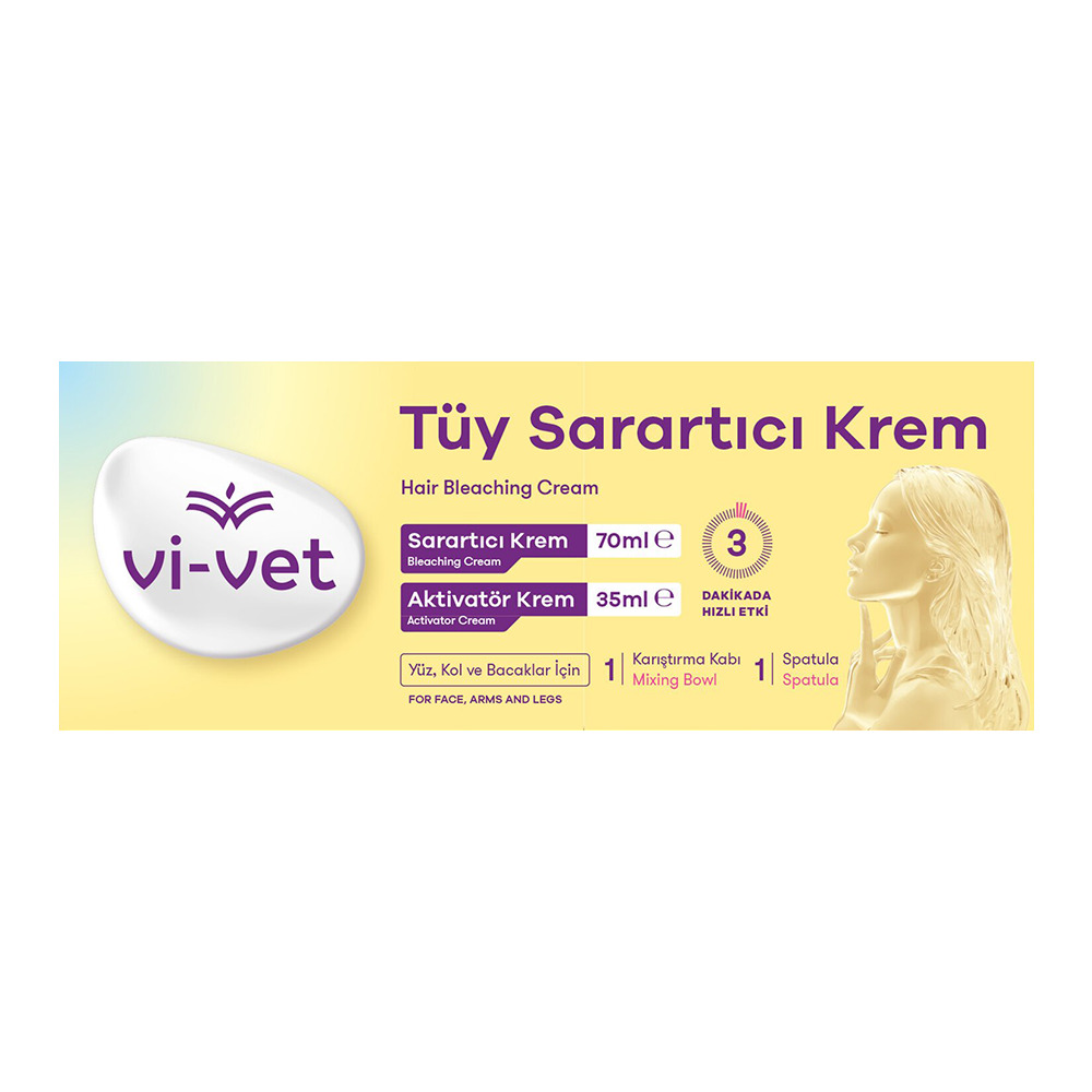 Vi-Vet Tüy Sarartıcı Krem 70+35 Ml .