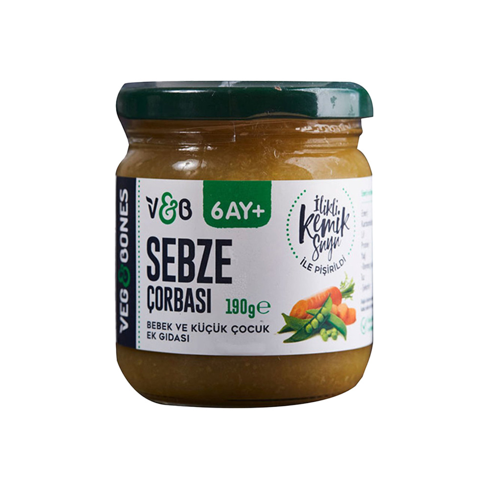 Veg& Bones Sebze Çorbası 190Gr Kavanoz