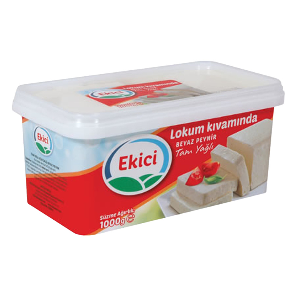 Ekici Tam Yağlı Lokumlu Beyaz Peynir 1000 Gr