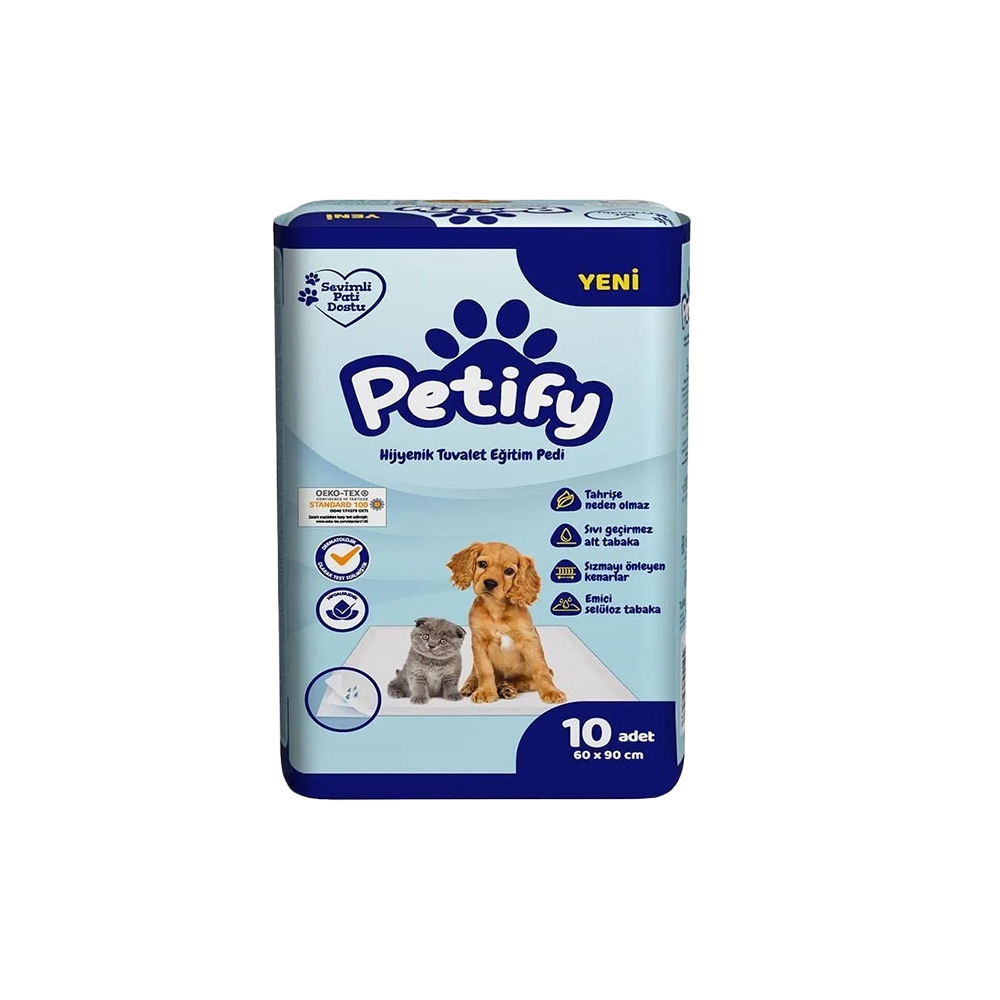 Petify Hijyenik Tuvalet Eğitim Pedi 10 Lu