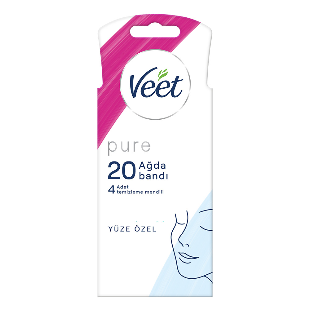 Veet Yüz Sir Ağda Bandı 20 Li