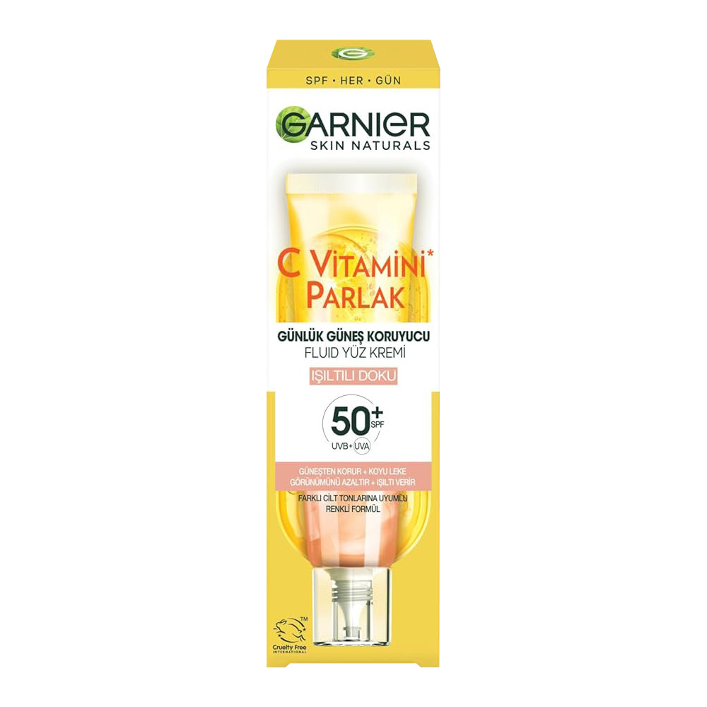 Garnıer Güneş Koruyucu Spf50 40ml Yüz Kremi Işıltılı Doku