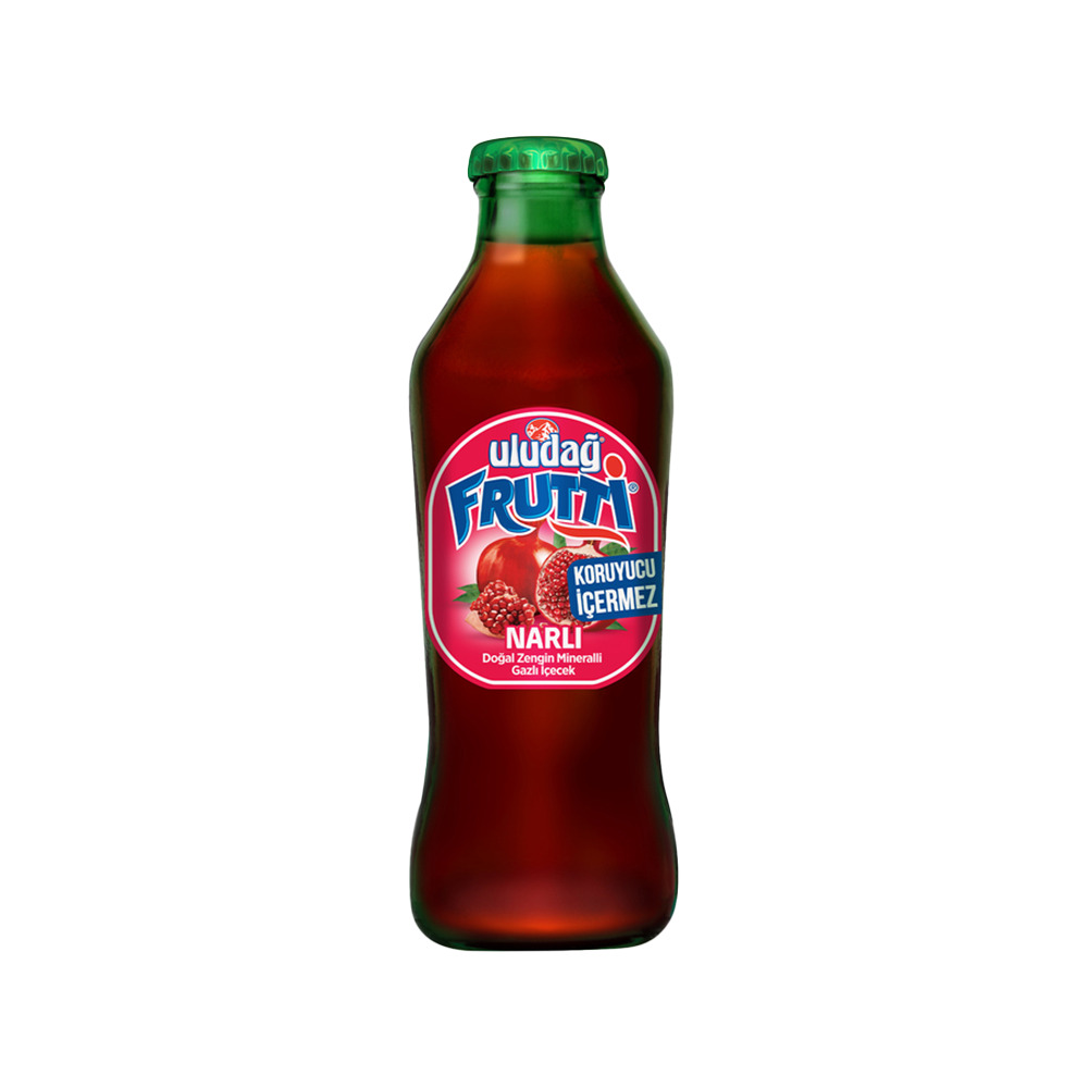 Uludağ Frutti Nar Aromalı Maden Suyu 200 ml