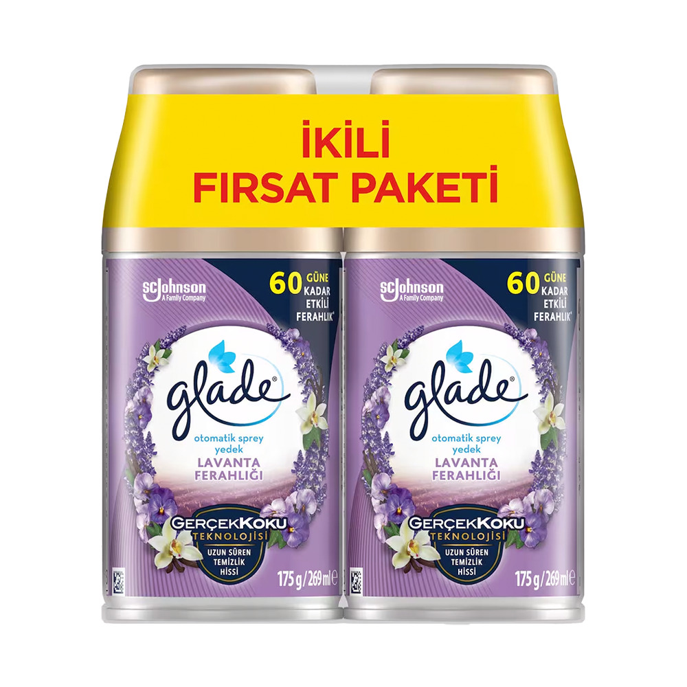 Glade Yedek Sprey 2*175 Ml Lavanta Ferahlığı