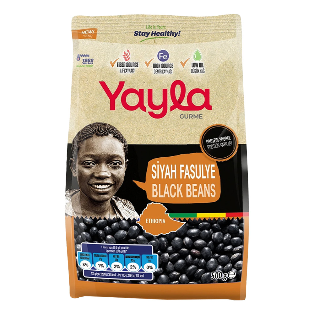Yayla Gurme Siyah Fasulye 500Gr