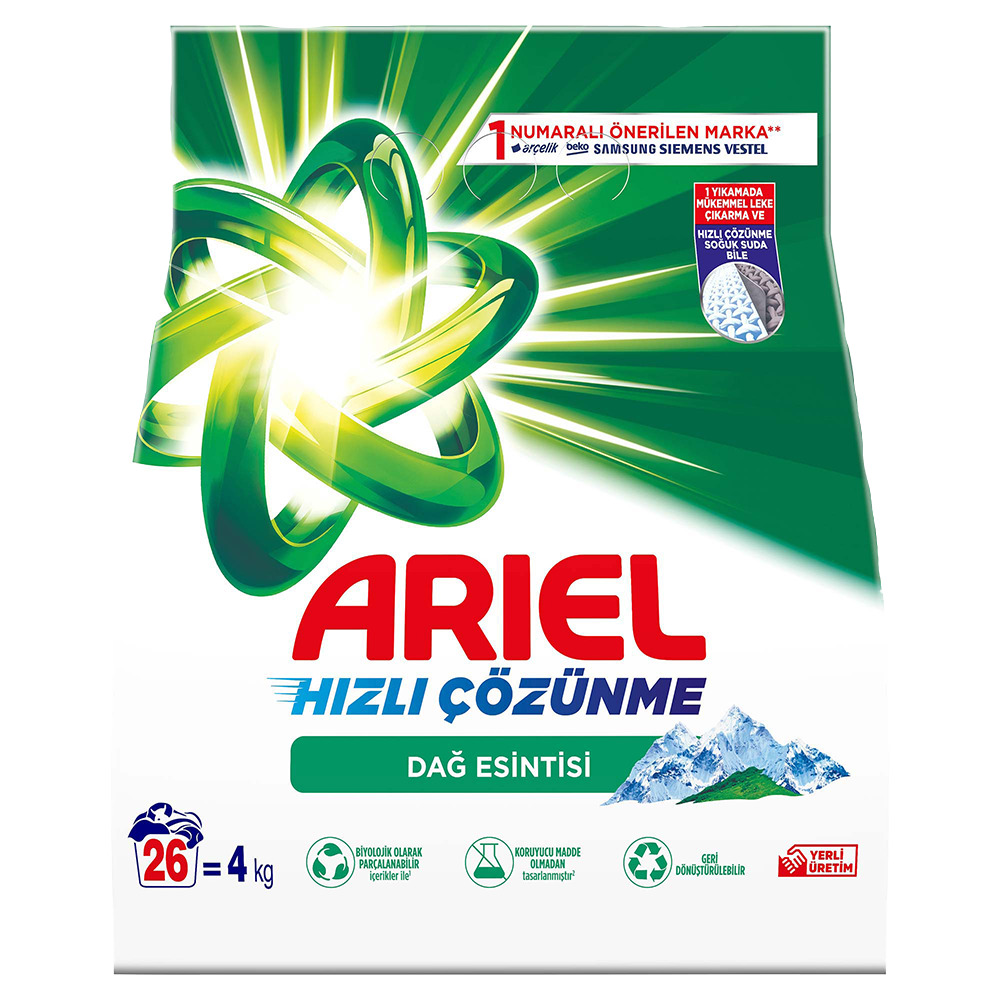 Ariel Auto Actives Dağ Esintisi Konsantre 4 Kg  
