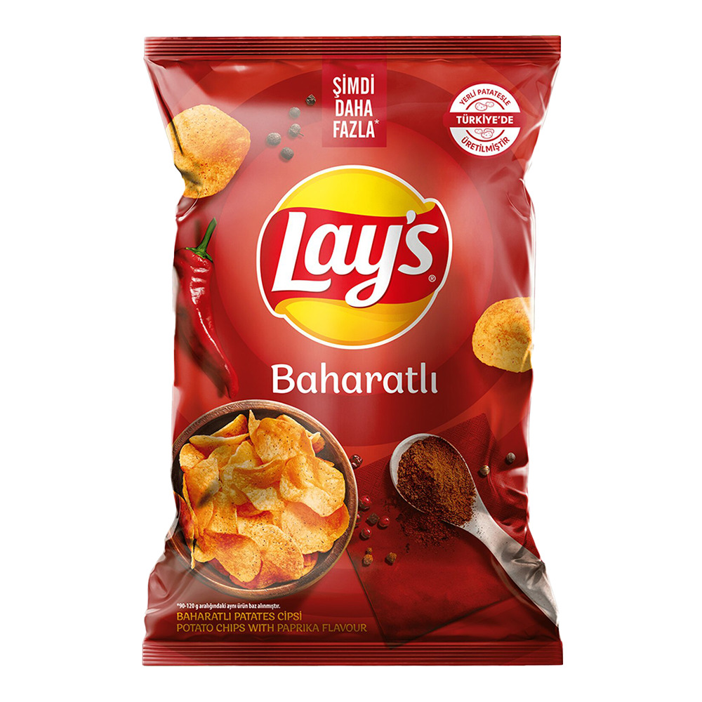 Lays Patates Cipsi Baharatlı 125Gr