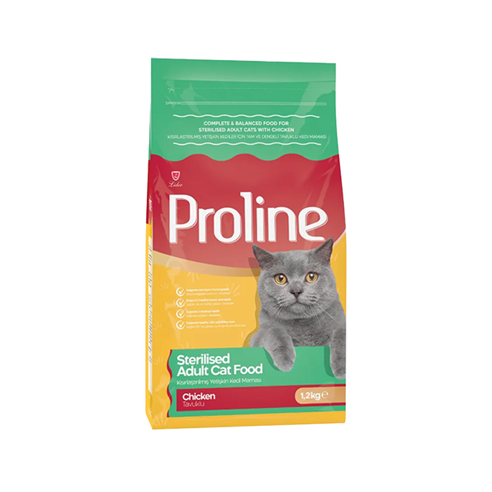 Proline Kısırlaştırılmış Yetişkin Kedi Maması 1,2 Kg