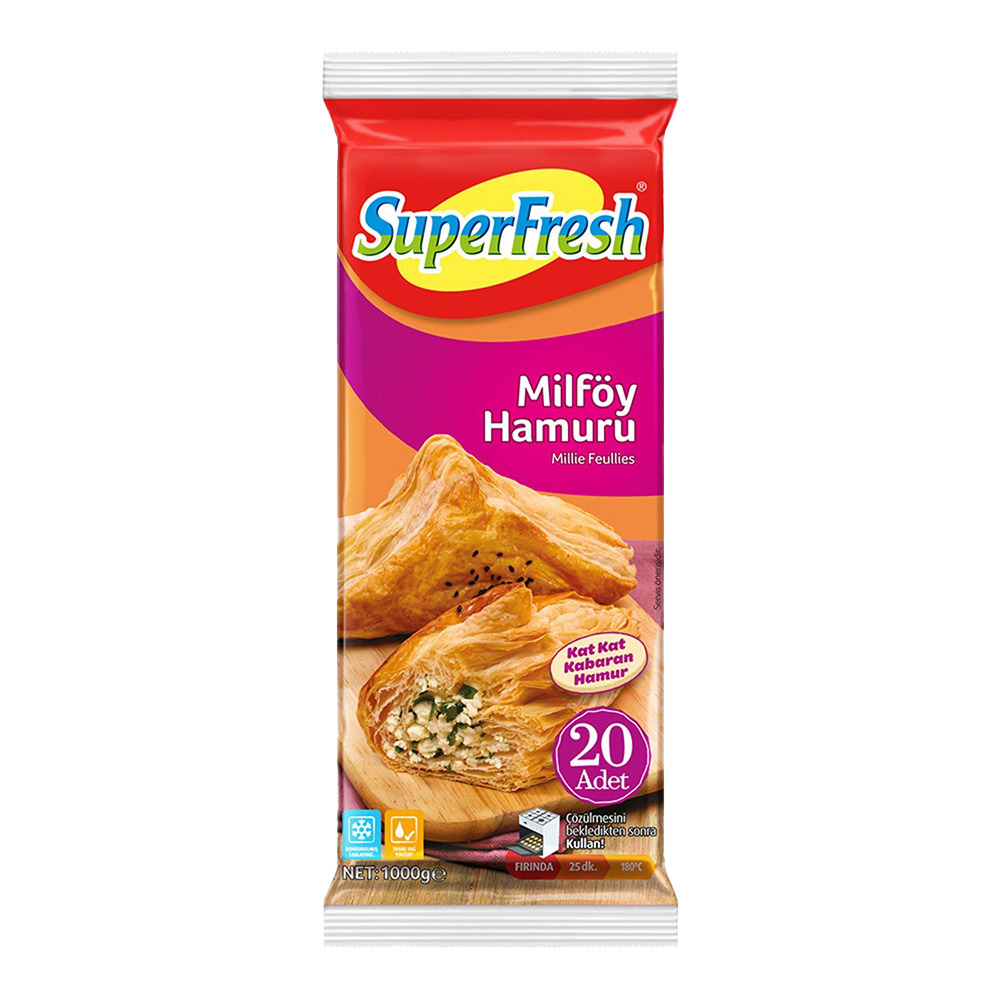 SuperFresh Milföy Hamuru 1000 Gr
