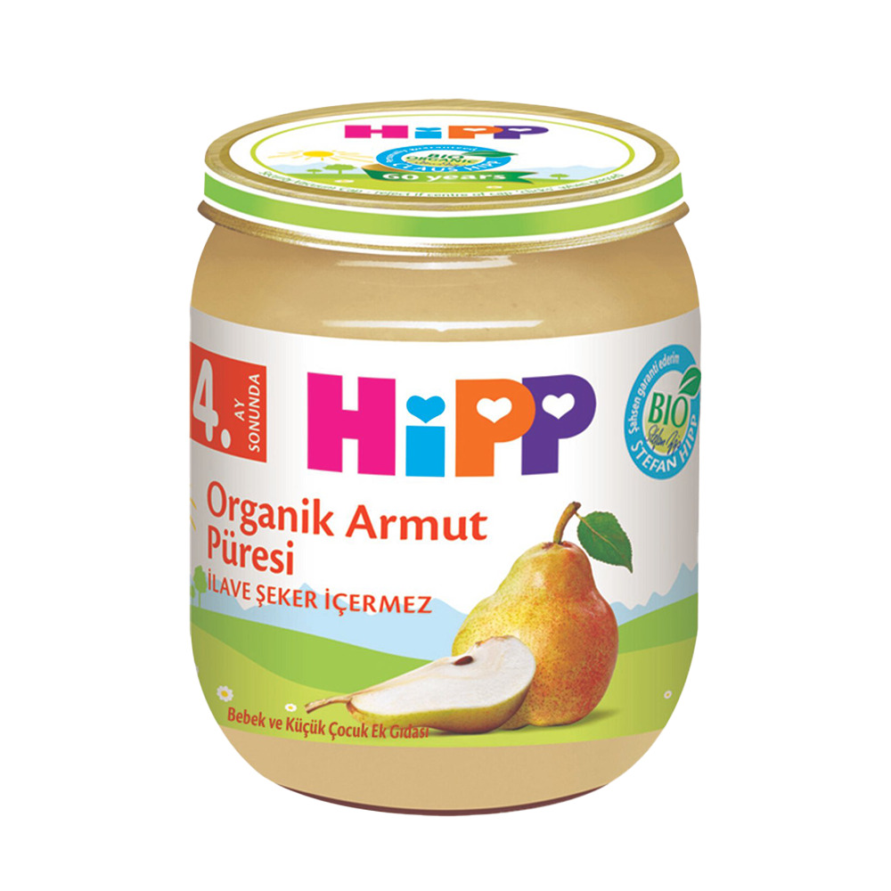 Hipp Organik Armutlu Şeftali Püresi 125G