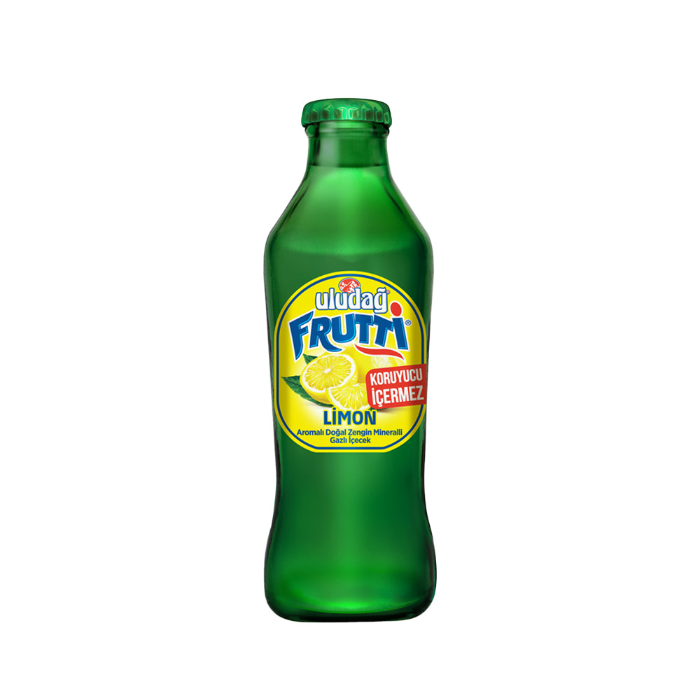 Uludağ Frutti Limon Aromalı Maden Suyu 200 ml.