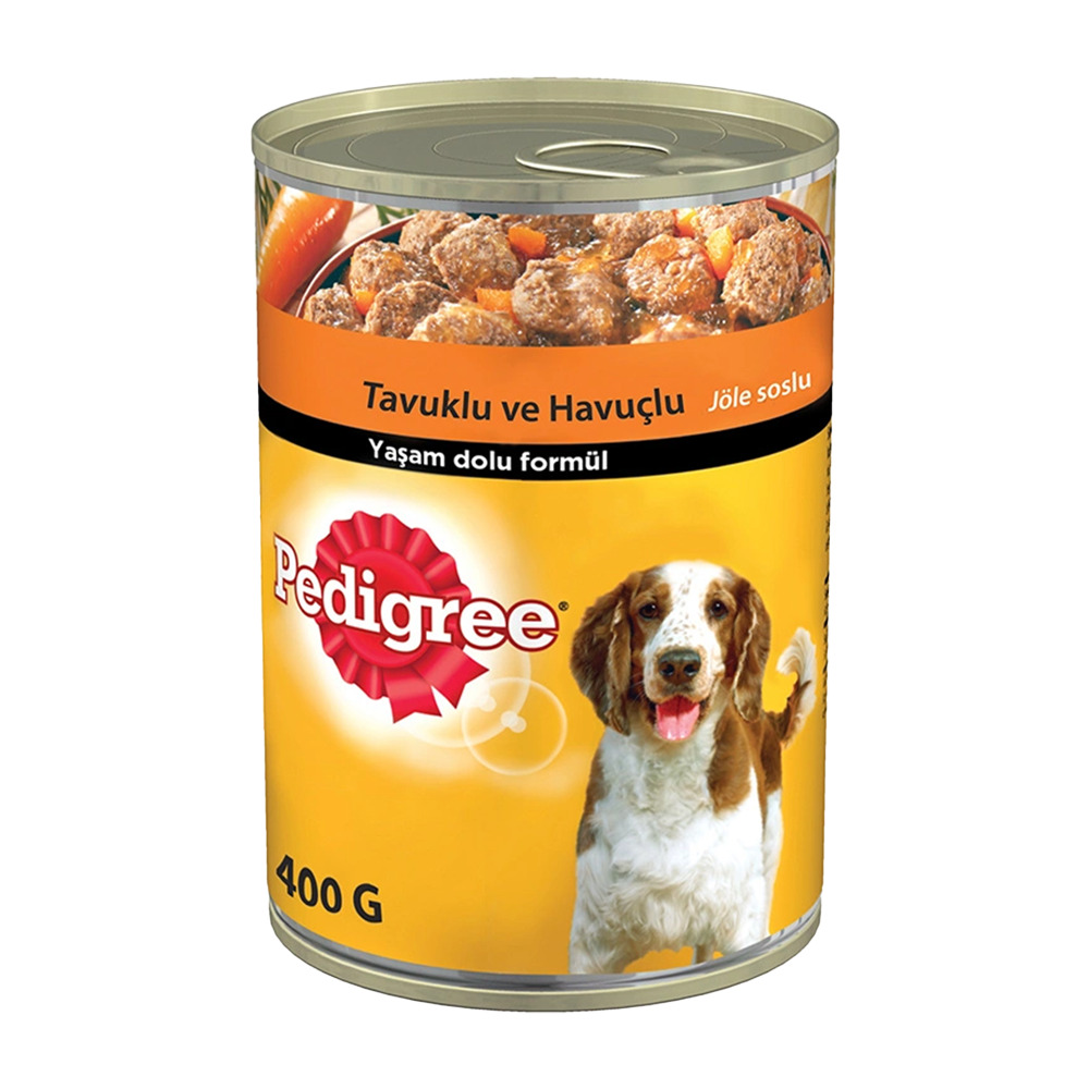 Pedigree Yaş Köpek Maması 400 Gr Tavuklu Havuçlu