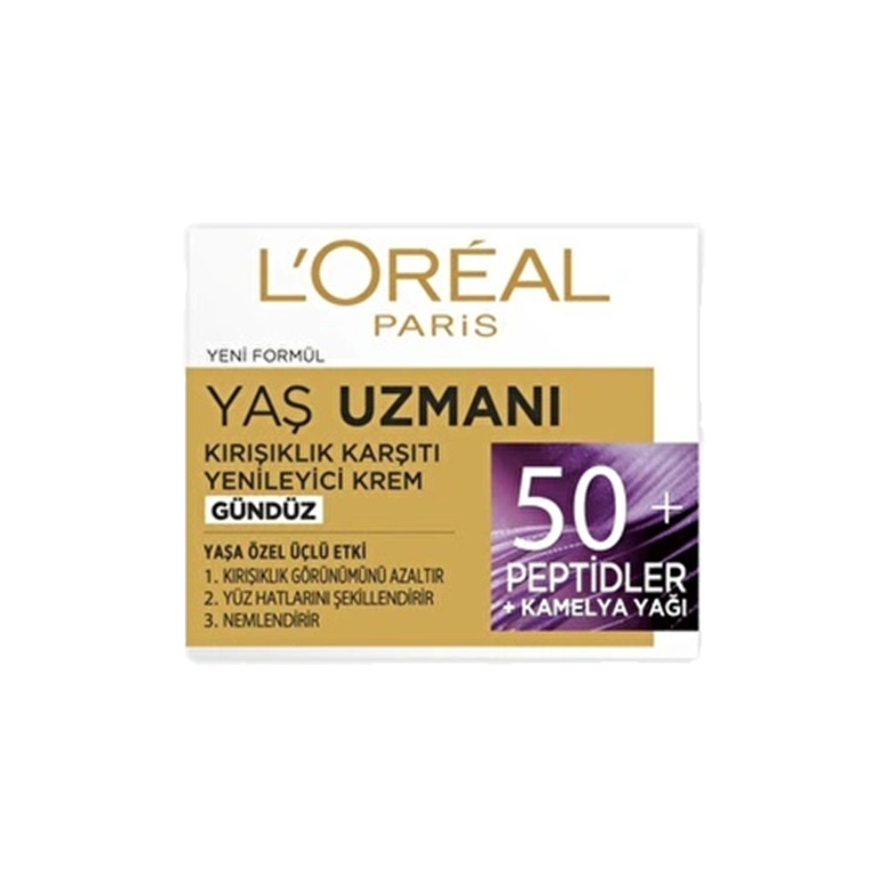 Loreal Kırışıklık Karşıtı Yenileyici Krem +50 50Ml Yaş Uzmanı Gündüz