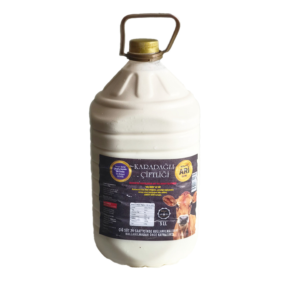 Karadağlı Çiftliği Jersey Çiğ Süt 5 Lt
