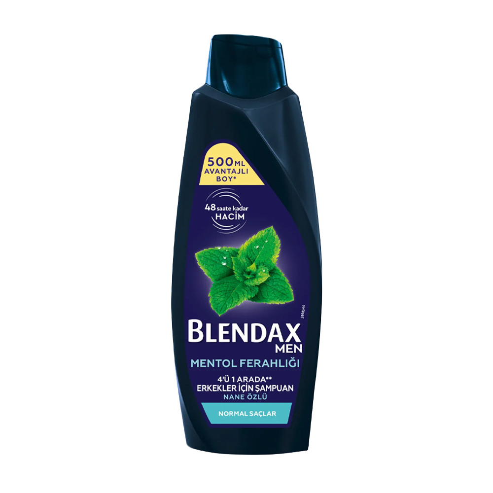 Blendax Men Şampuan Mentol Serinliği 500 Ml .