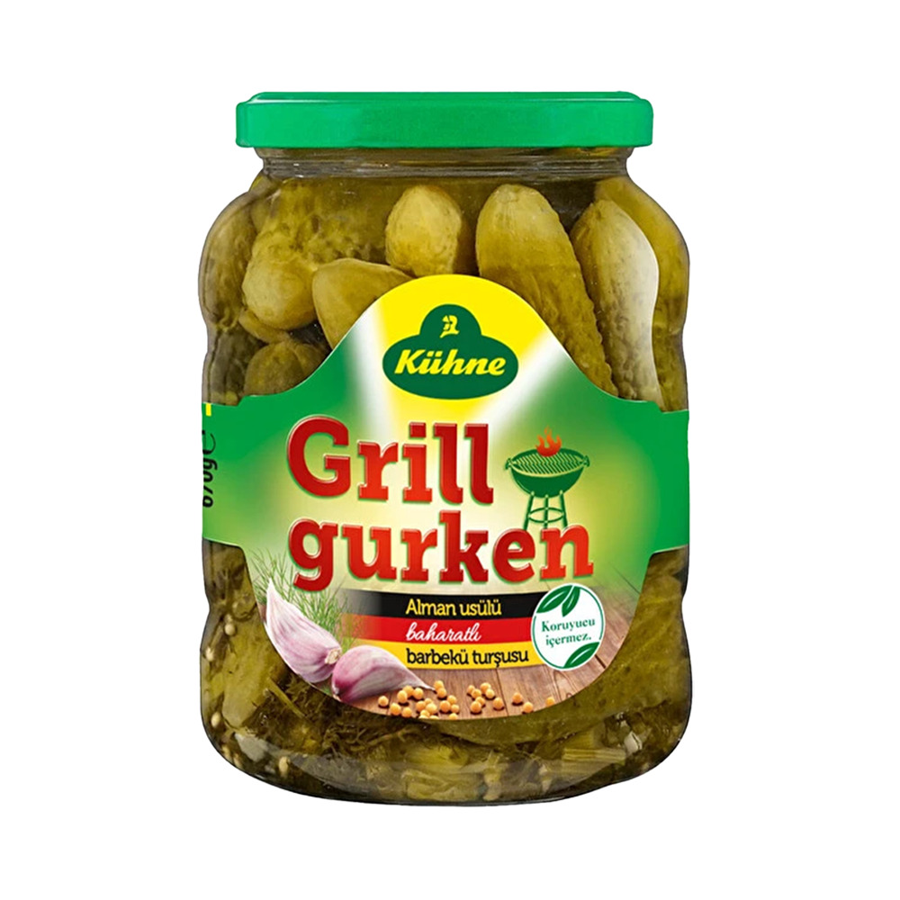 Kühne Grill Gurken Salatalık Turşusu 670Gr