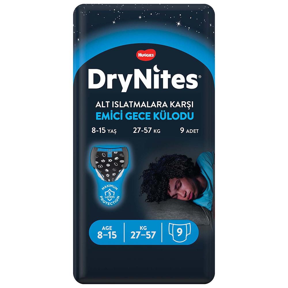 Huggies Dry Nites Erkek Emici Gece Külodu 8-15 Yaş.
