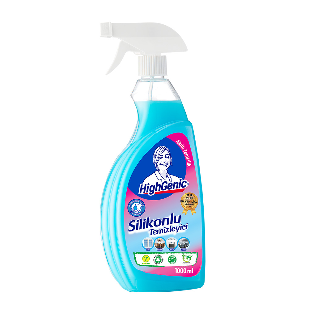 Highgenic Silikonlu Cam Metal Mobilya Temizleyici 1000 Ml