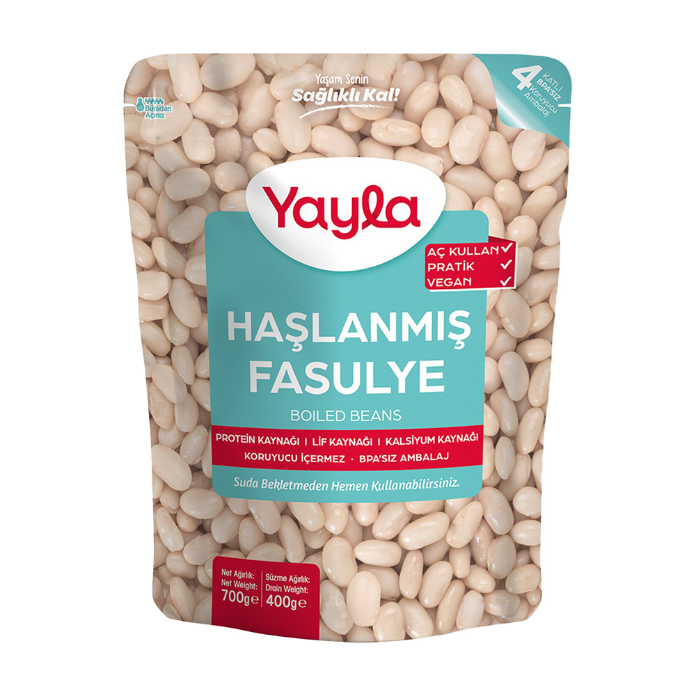 Yayla Haşlanmış Fasulye 700Gr