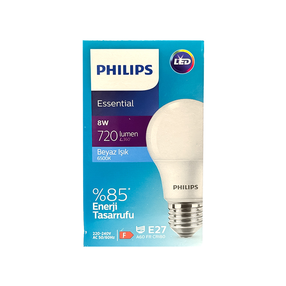 Philips Essential Led Ampul 8W Beyaz