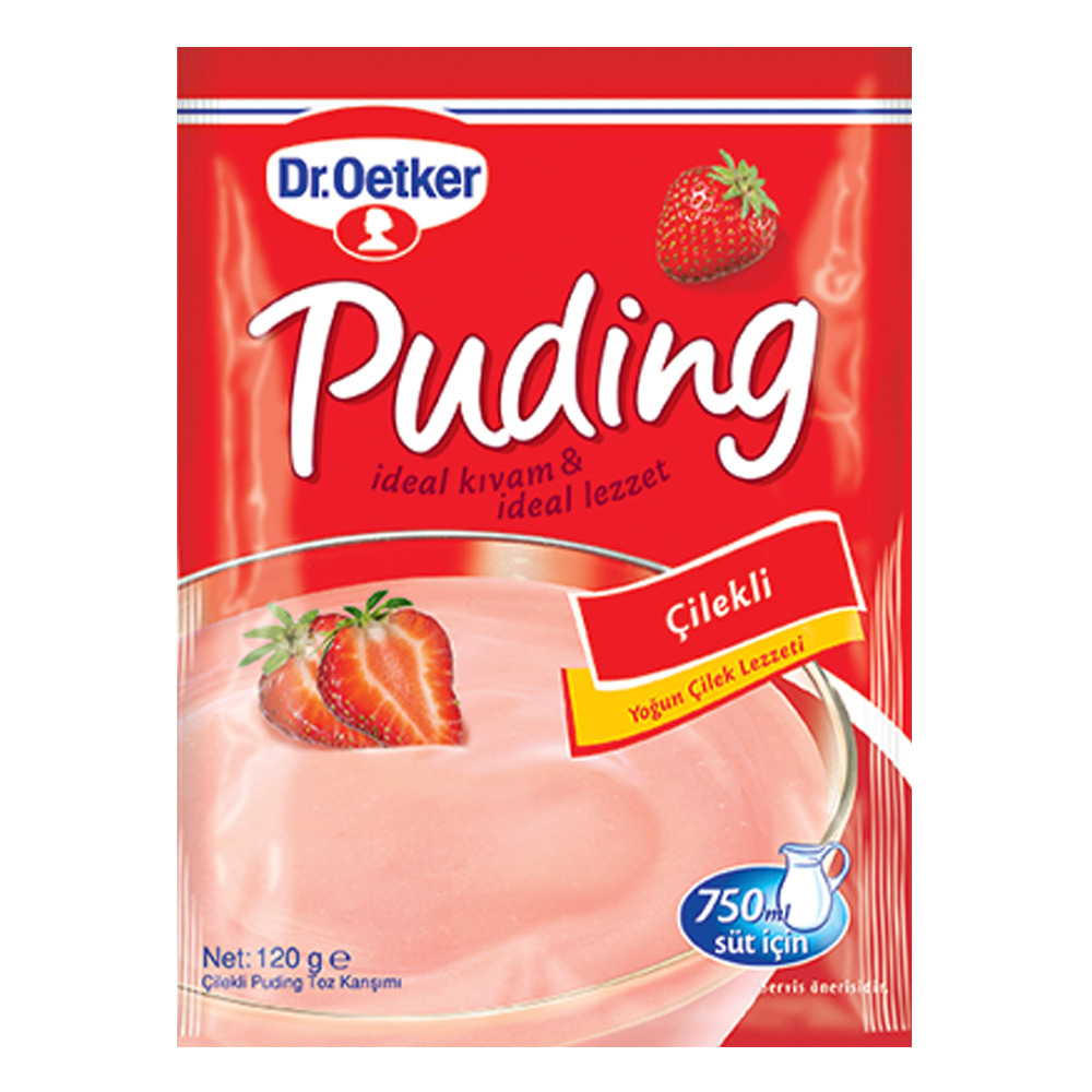 Dr. Oetker Çilekli Puding 120 Gr.