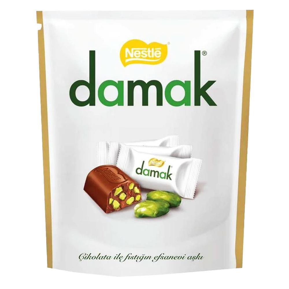 Nestle Damak Antep Fıstıklı Sütlü Çikolata Poşet 151.2 Gr**