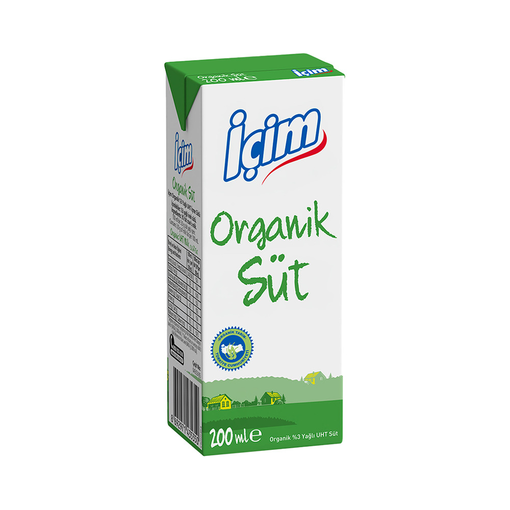 İçim Organik Süt 200Ml